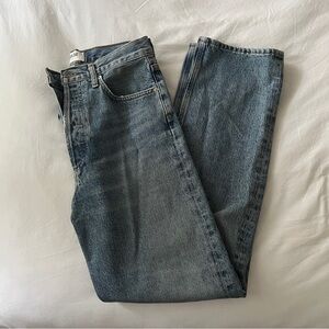 Agolde 90’s Pinch Waist Jeans in Navigate